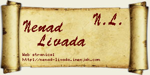 Nenad Livada vizit kartica